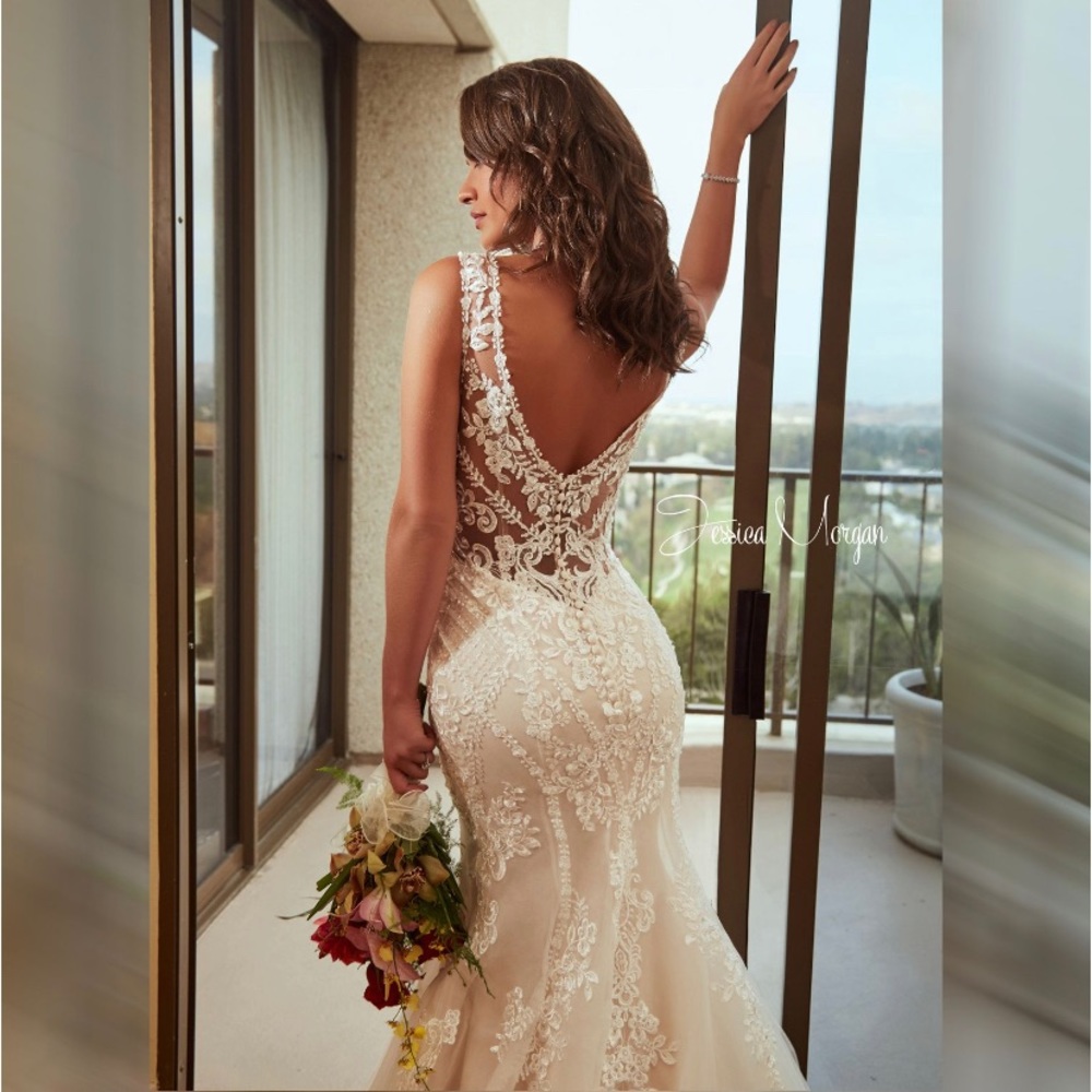 NWT Lace and Tulle Wedding Jessica Morgan by Kitty Chen. - Picture 5 of 7